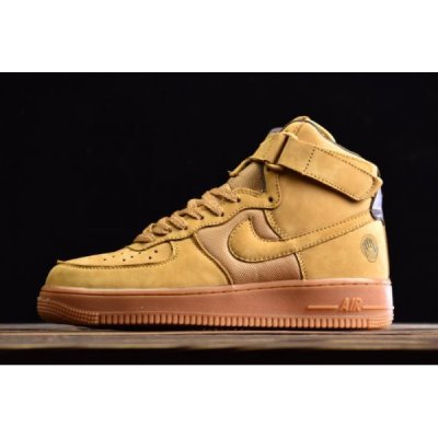 Nike Erkek Air Force 1 High Premium Kahverengi Kaykay Ayakkabı Türkiye - RIJ5ND9O